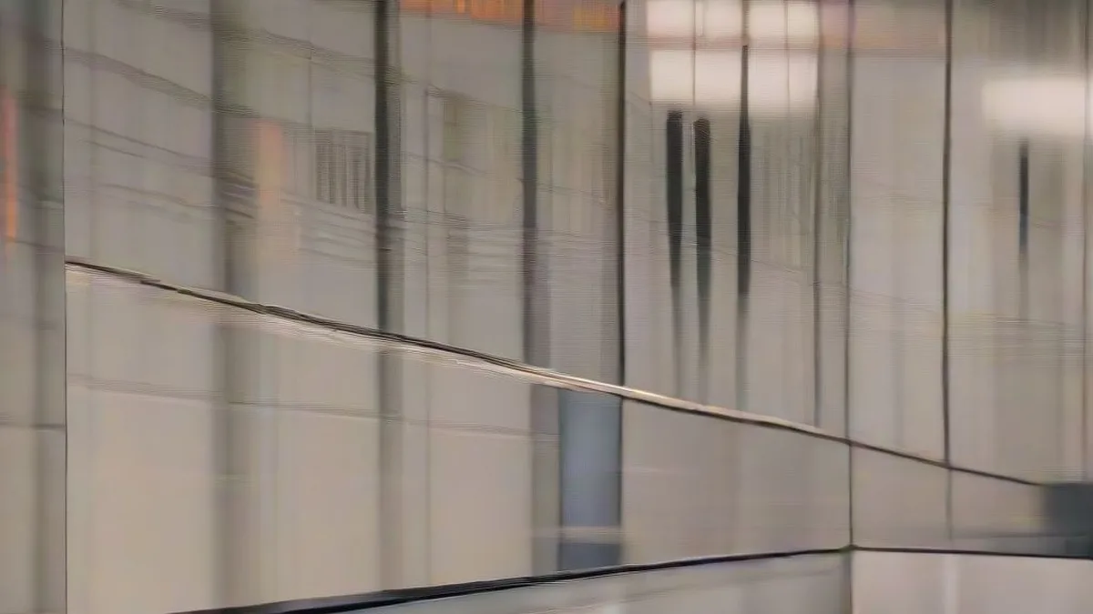 A financial trader at a desk monitoring market movements on computer screens