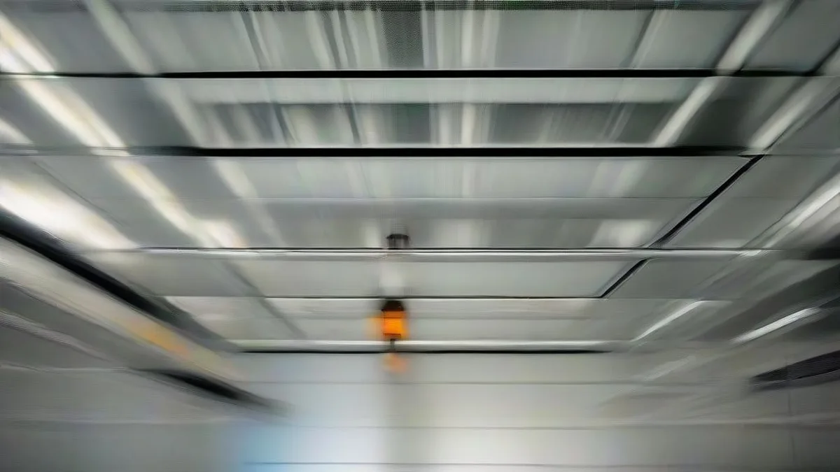 Data center aisle flanked by glowing enterprise server racks and cooling infrastructure