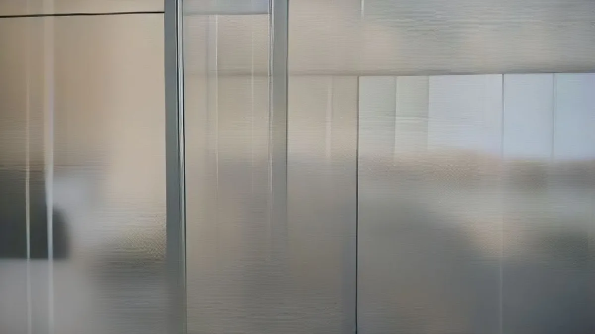 Financial professionals meeting in a high-rise boardroom overlooking a financial district skyline