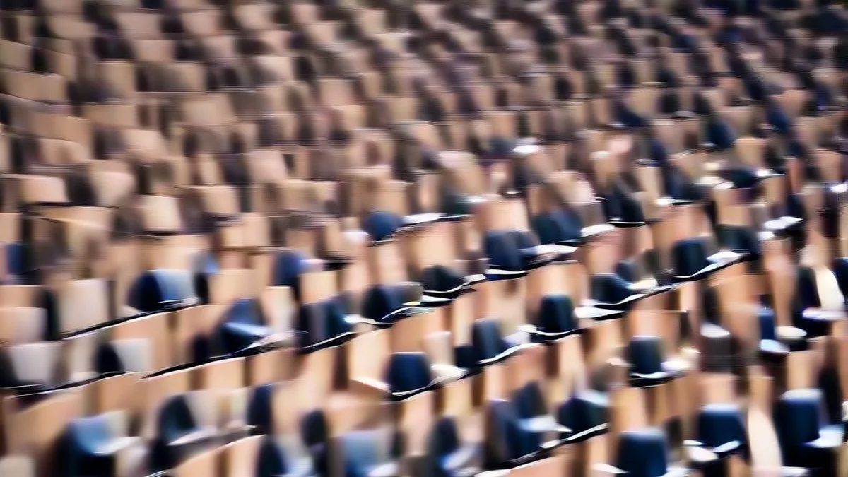 A speaker addressing international delegates seated inside a formal economic conference auditorium.