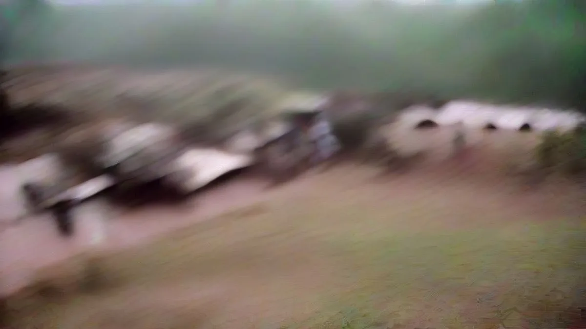 Rural highland landscape in the disputed Kotia border area between Odisha and Andhra Pradesh.