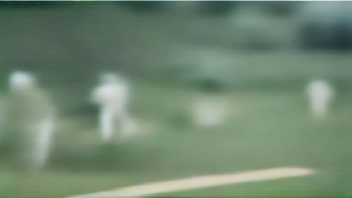 Cricketer raising his bat to the crowd on a cricket ground in Wellington