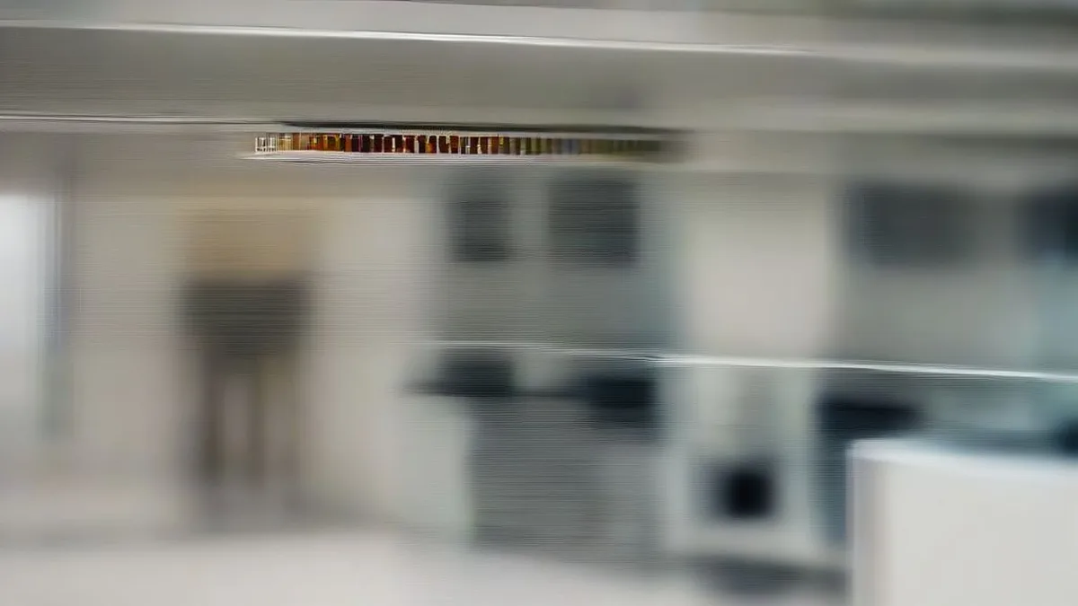 Biomedical tech sensor prototype on an engineering workbench in a laboratory