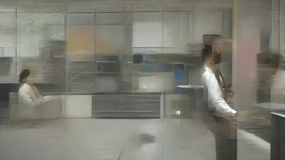 Police investigators inspecting digital evidence inside a cyber crime investigation office