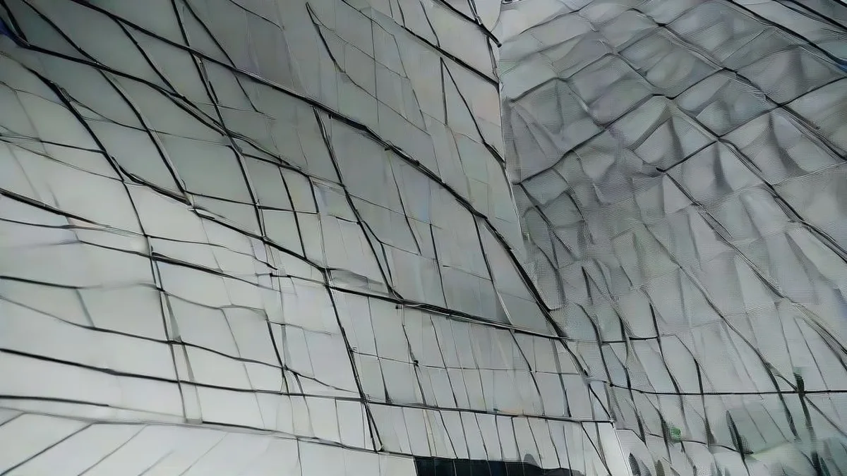 Exterior architectural view of the European Central Bank headquarters in Frankfurt