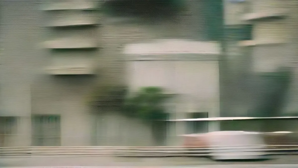 Street scene in Caracas Venezuela with mountains in the background