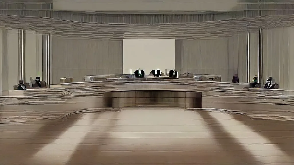 A formal government hearing room in Washington with policymakers and industry representatives seated at dark wood tables.