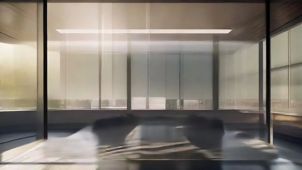 Corporate executives seated around a conference table discussing business strategy in an urban office building.