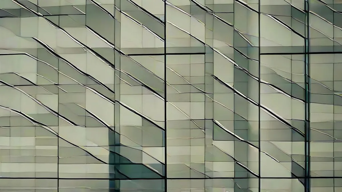 Workers walking outside a modern corporate office building during daytime.