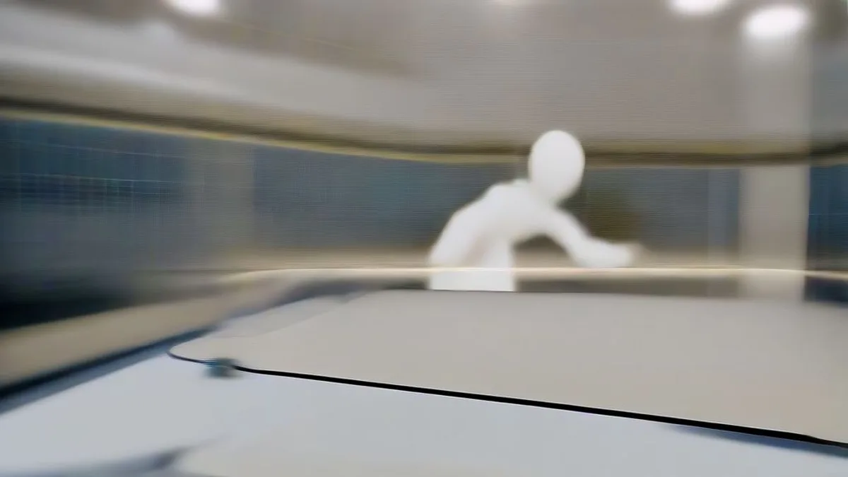 Semiconductor engineer in a cleanroom suit holding a silicon wafer inside a high-tech manufacturing plant