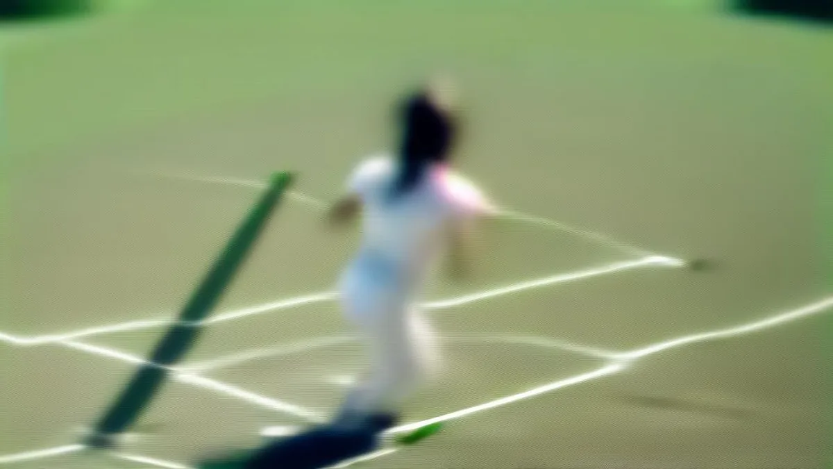 Female cricketer celebrating on the field after taking a wicket during a domestic match