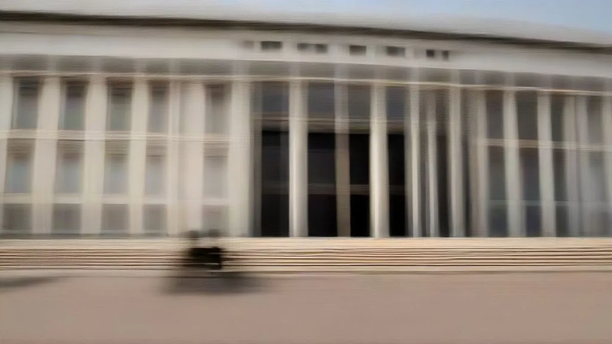 Exterior view of the Supreme Court of India building in New Delhi