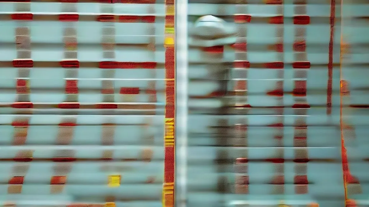 Telecommunications engineers inspecting optical fibre cabling inside a data facility
