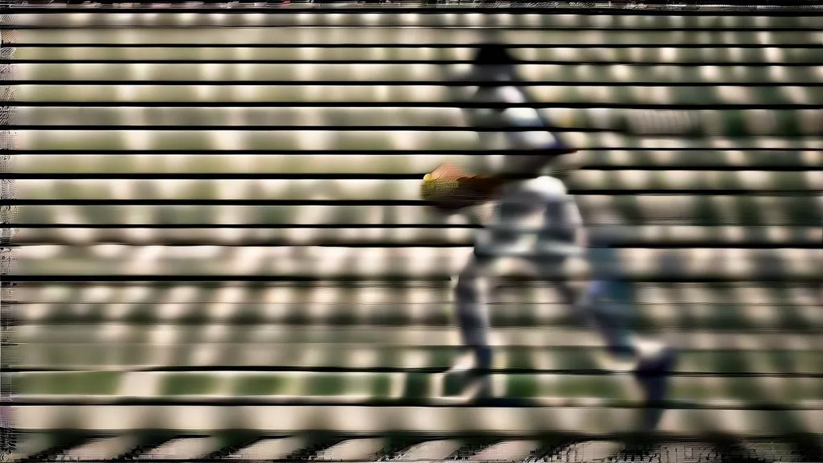 A young cricketer in navy blue training attire leaning on a cricket bat on a sunny pitch