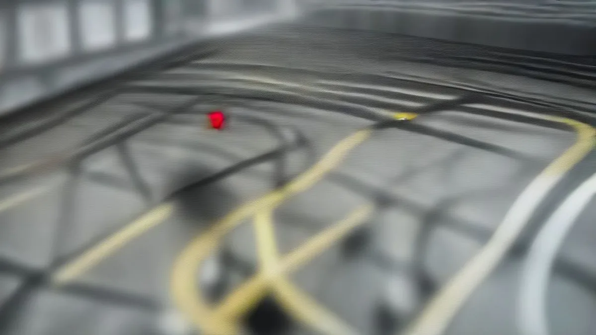 An engineer stands on an industrial plant floor surrounded by modern manufacturing machinery.