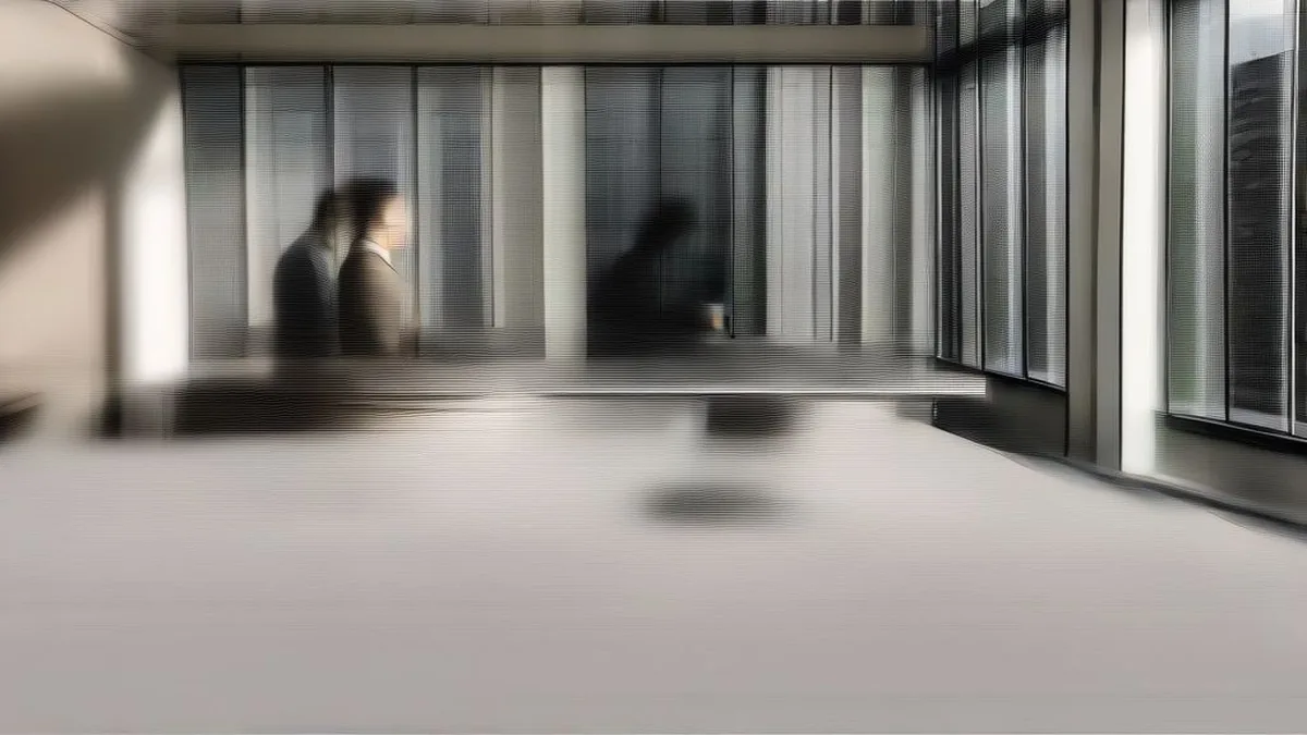 Corporate finance professionals in business attire during strategic discussions at a conference table.