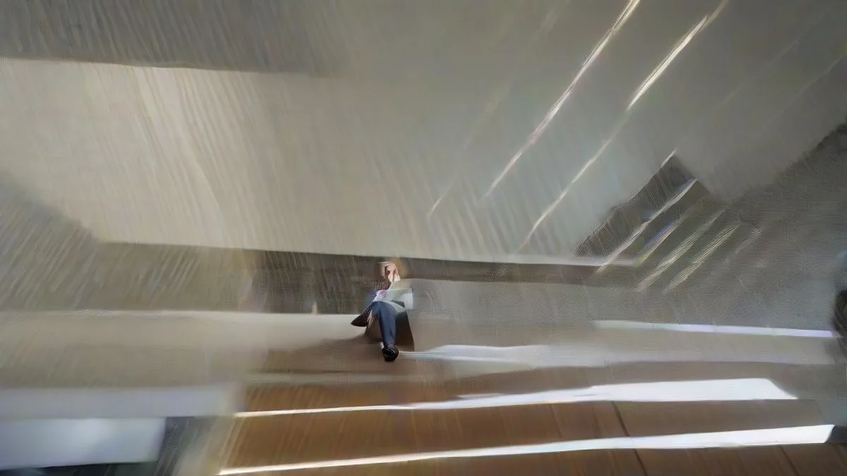 An institutional fixed-income strategist reviewing market documentation in an executive office setting.